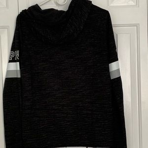 PINK Victoria's Secret Tops - VICTORIA SECRETS PINK GRAY ZIP UP SWEATSHIRT PINK Victoria's Secret Tops - VICTORIA SECRETS PINK GRAY ZIP UP SWEATSHIRT